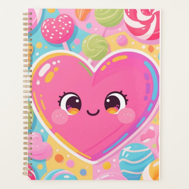 Sweetheart Candy - Kawaii Daily Planner Planer (Vorderseite)