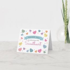 Sweetheart Candy Vielen Dank, dass Sie Geburtstag Dankeskarte