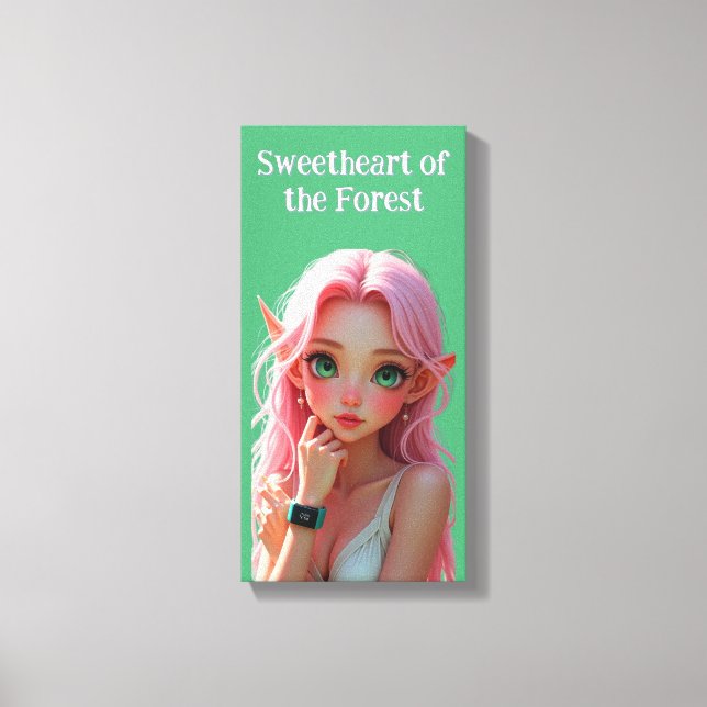 Sweetheart Elfie Leinwanddruck (Vorderseite)