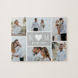 Sweetheart Initials Editable Color Foto Puzzle<br><div class="desc">Foto Geschenke machen die besten Geschenke! Einfach mit Ihrem Text und/oder Foto personalisiert für ein individuelles Aussehen. Entworfen von Berry Berry Sweet,  Moderne Stationery und Personalisierte Geschenke. Besuchen Sie unsere Website unter www.berryberrysweet.com ,  um unsere vollständigen Produktlinien zu sehen.</div>