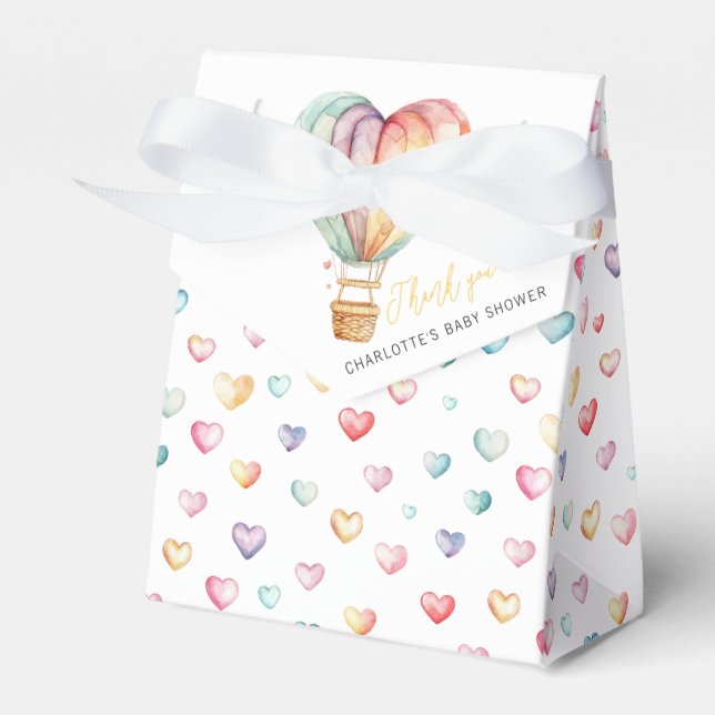 Sweetheart Pastel Heart Baby Fevor Box Geschenkschachtel (Vorderseite)
