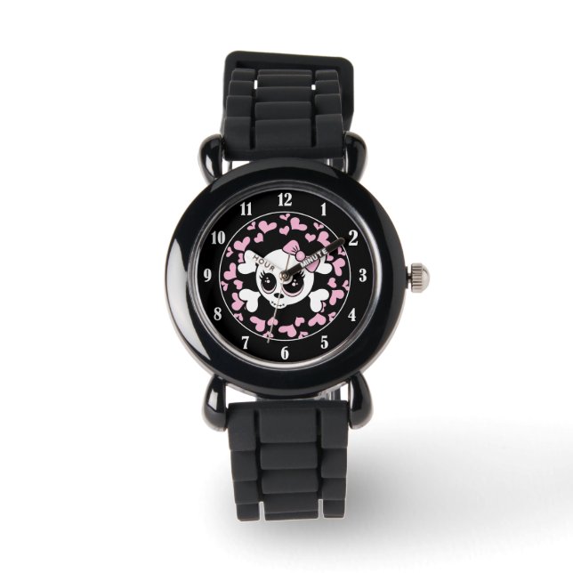 Sweetheart Skull Armbanduhr (Vorderseite)