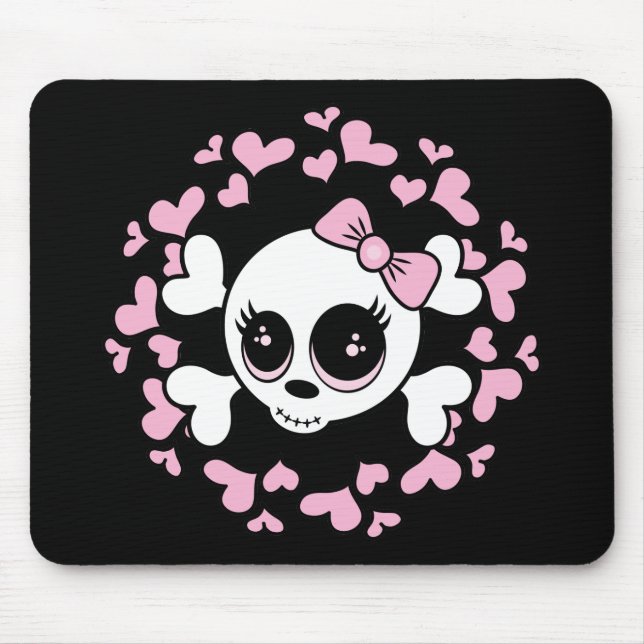Sweetheart Skull Mousepad (Vorne)