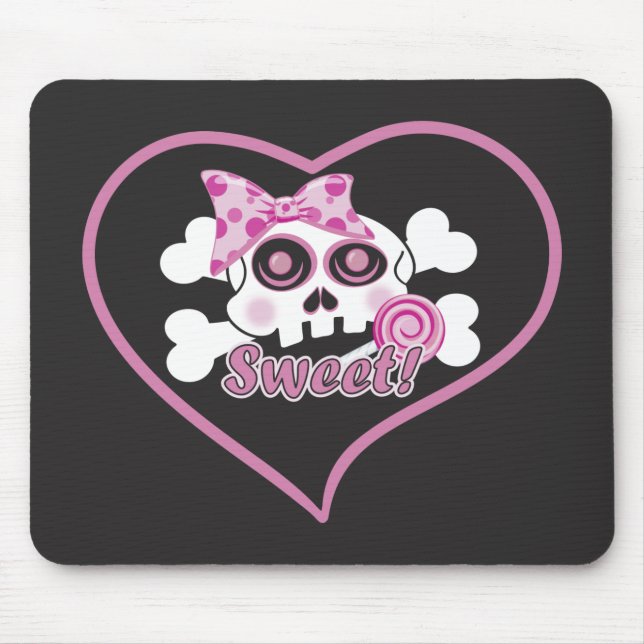 Sweetheart Skull Mousepad (Vorne)