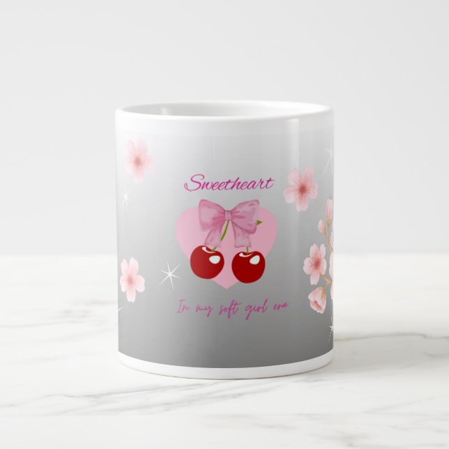 Sweetheart Soft Girl Mug Jumbo-Tasse (Vorderseite)