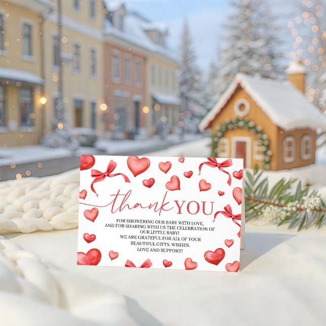 Sweetheart Thank  You Card Begleitkarte (Von Creator hochgeladen)