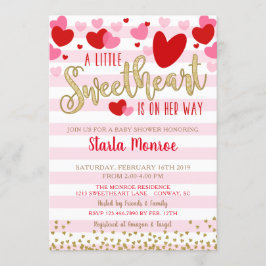 Sweetheart Valentine Baby Dusche Einladung