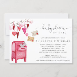 Sweetheart Valentine Cupid Babydusche per Post Einladung