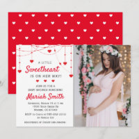 Sweetheart Valentine Februar Girl Boy Baby Dusche
