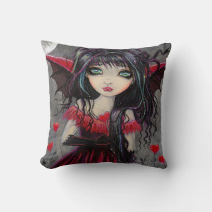 Sweetheart Valentine Gothic Fairy Vampire Kissen