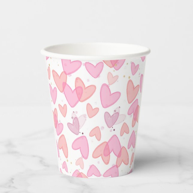 Sweetheart Valentine's Day  Pappbecher (Vorderseite)