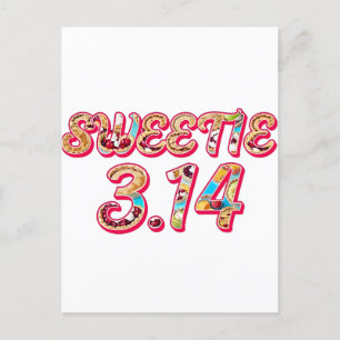 Sweetie 3.14 (gefüllt mit Spiegeln) Postkarte