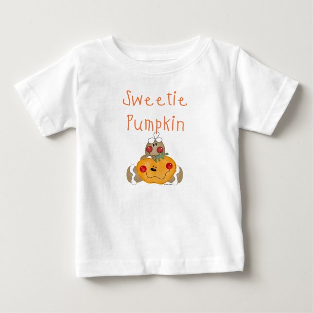Sweetie-Kürbis Baby T-shirt (Vorderseite)