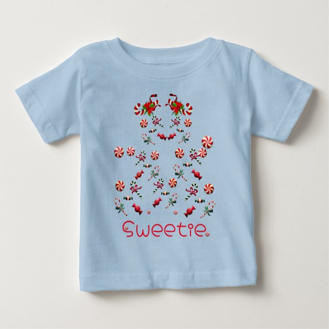 Sweetie Niedlich modisch Baby T-shirt (Vorderseite)
