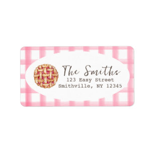 Sweetie Pie 1. Geburtstagsadresse Adressaufkleber