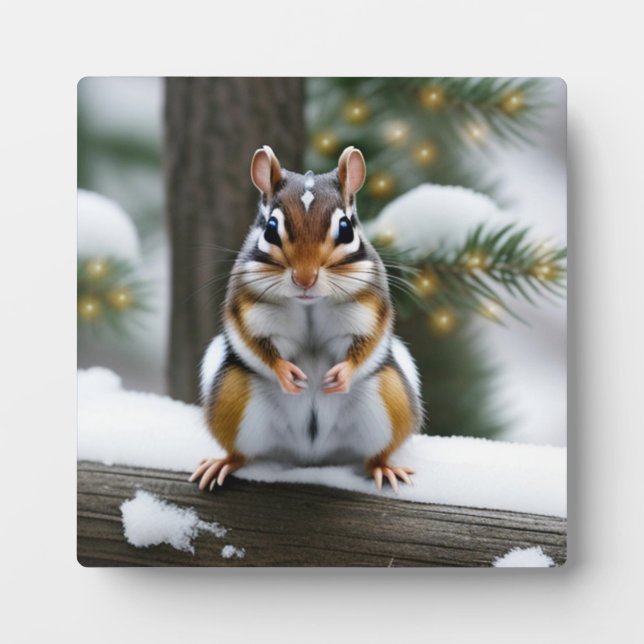 Sweetie Pie Chipmunk Fotoplatte (Vorderseite)