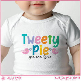 Sweetie Pie Custom Name Baby Strampler