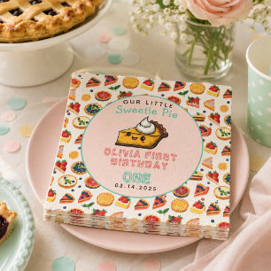 Sweetie Pie - Pi Day 1. Geburtstag Party Serviette