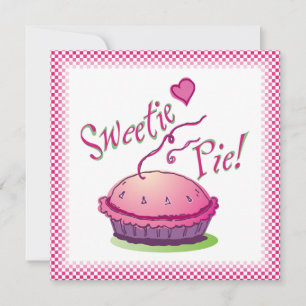 Sweetie Pie Pie Baking Invitation Einladung