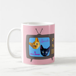 Sweetie u. die Signalton Fernsehkatzen-Tasse Kaffeetasse
