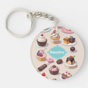 Sweeties-Acryl-Schlüsselanhänger Schlüsselanhänger