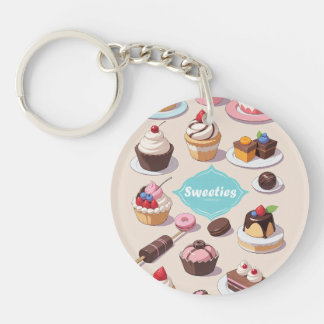 Sweeties-Acryl-Schlüsselanhänger Schlüsselanhänger