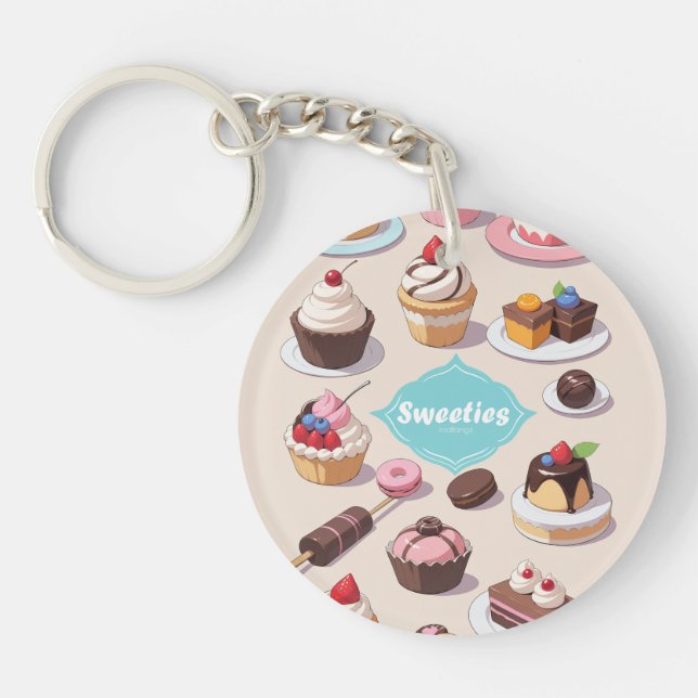 Sweeties-Acryl-Schlüsselanhänger Schlüsselanhänger (Vorderseite)