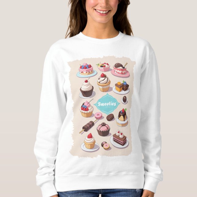 Sweeties Frauengrundhemd Sweatshirt (Vorderseite)