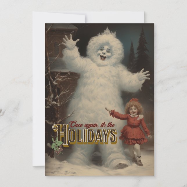 Sweetness Holiday Flat Card Feiertagskarte (Vorderseite)