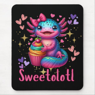 Sweetolotl Vibes Axolotl Cuteness Lovers Mousepad