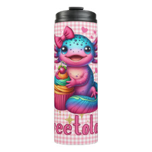 Sweetolotl Vibes Axolotl Cuteness Lovers Thermosbecher