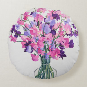 Sweetpeas 2007 rundes kissen