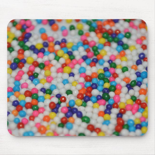 Sweets Dessert Rainbow Pattern Cake Cupcake Art Mousepad (Vorne)