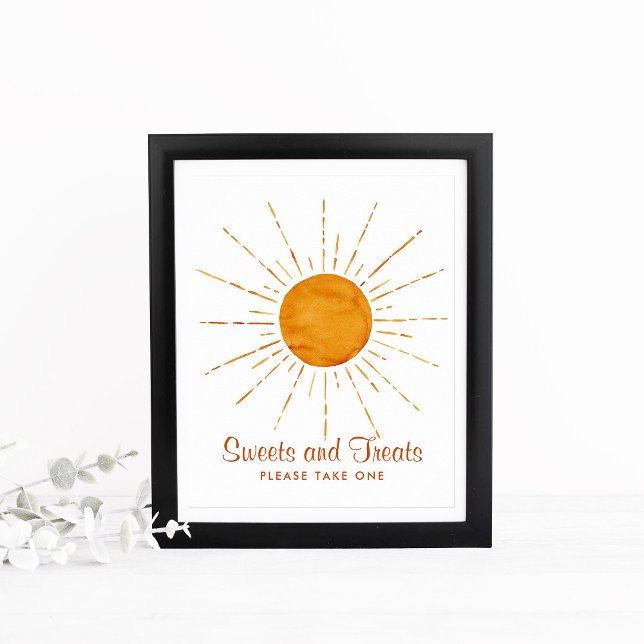 Sweets & Treats Sunshine Baby Shower  Poster (Von Creator hochgeladen)