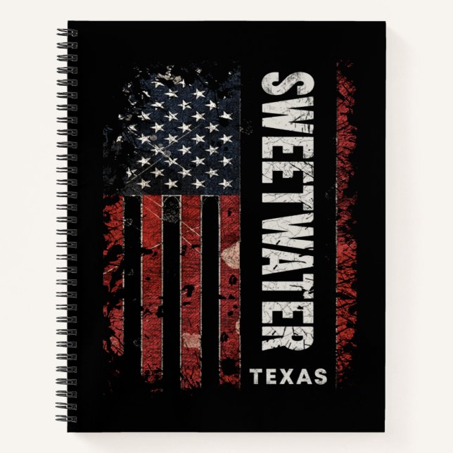 Sweetwater Texas Notizbuch (Vorderseite)