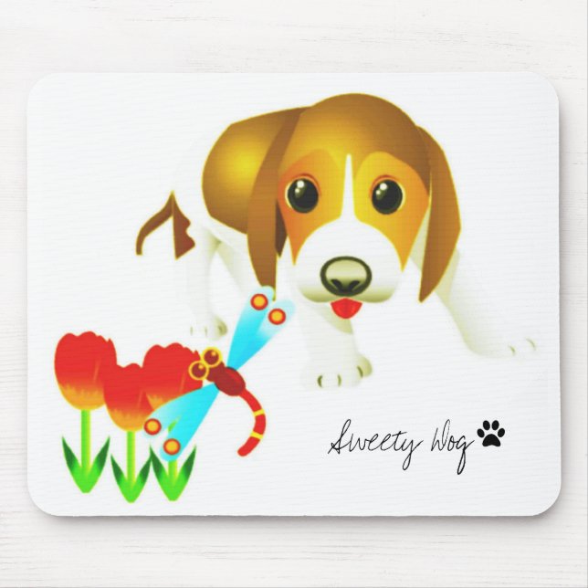 Sweety Hund Mousepad (Vorne)