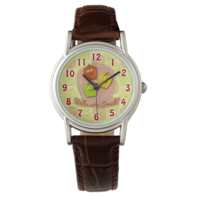 Swell Bell Pepper Time Armbanduhr (Vorderseite)