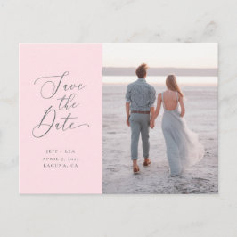 Swept Letters Postkarte