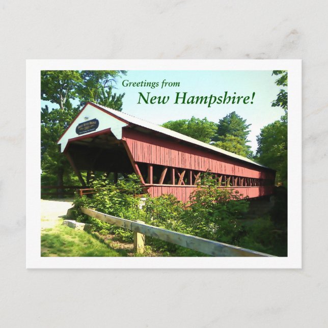Swift River Bridge - New Hampshire Postkarte (Vorderseite)