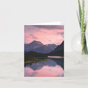 Swiftcurrent Lake, Glacier National Park, Montana Karte