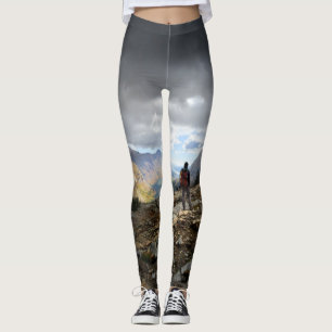 Swiftcurrent Pass - Glacier National Park Leggings