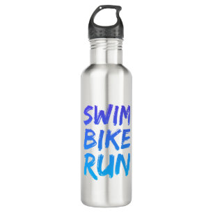 Swim Bike Lauf großartiges Design Edelstahlflasche