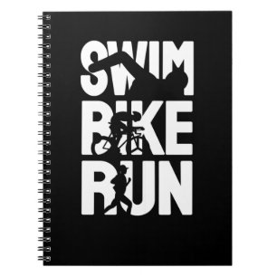 Swim Bike Run Notizblock