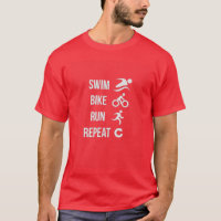Swim Bike Run Wiederholung Triathlete Triathlon Tr