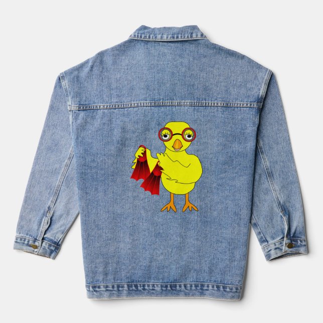 Swim Chick Jeansjacke (Rückseite)