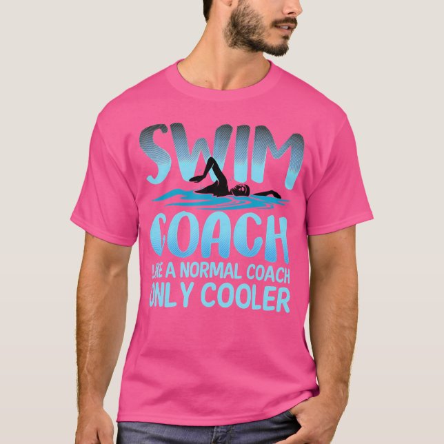 Swim Coach Geschenk für Männer Frauen Kinderwagen T-Shirt (Vorderseite)