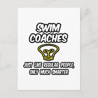 Swim Coaches ...Regelmäßige Leute, nur klüger Postkarte