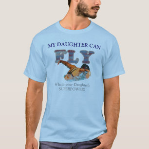 SWIM-ELTERNTEIL-SCHMETTERLINGS-ANSCHLAG-T - SHIRT
