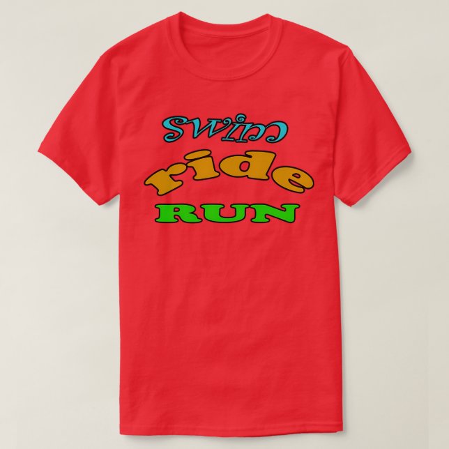 Swim-Fahrt T-Shirt (Design vorne)