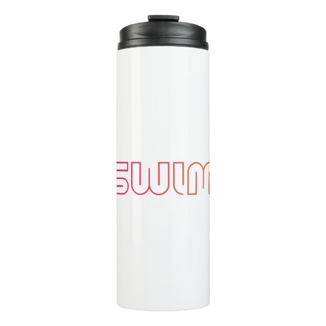 Swim-Fun-Design Thermosbecher (Vorderseite)